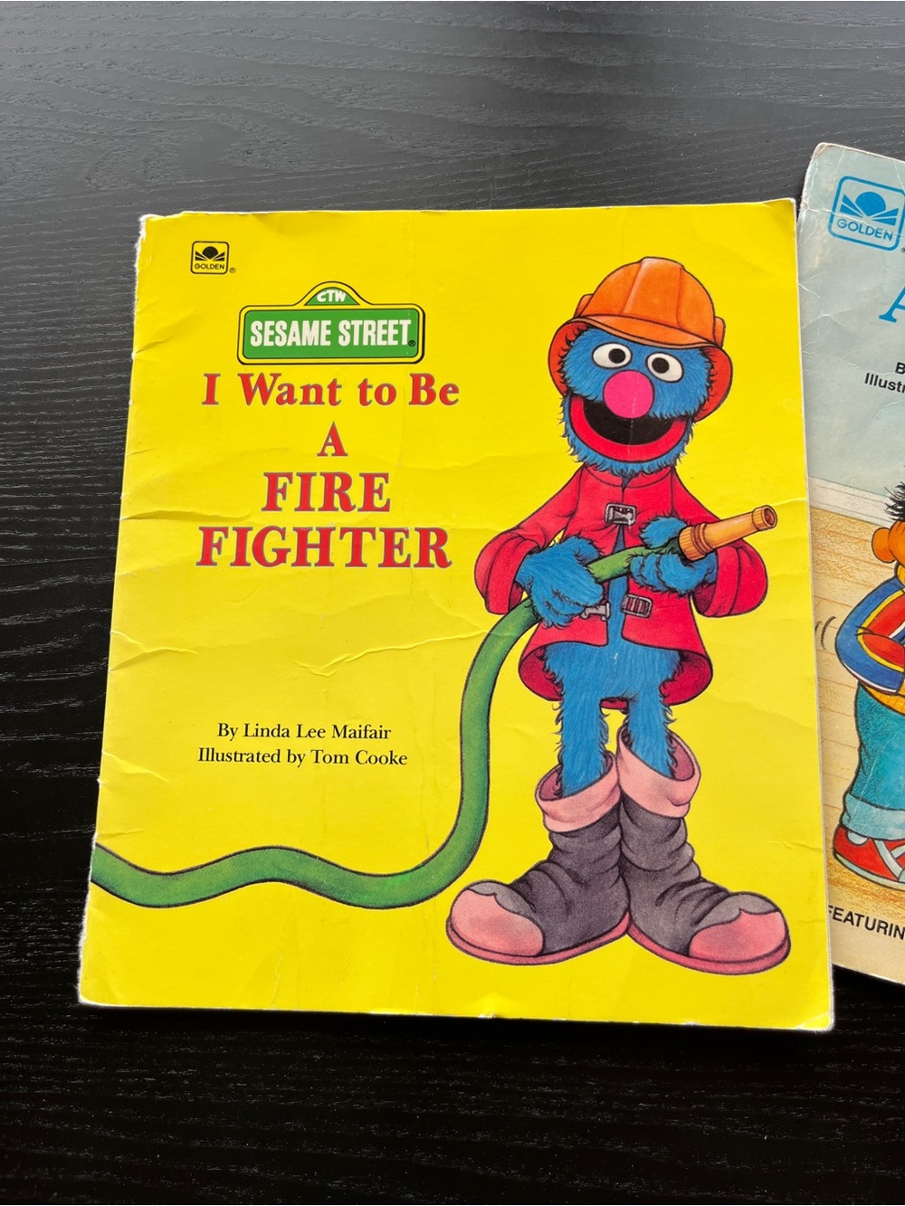 Vintage Sesame Street Golden Books Lot Grover Firefighter Ernie Bert - Picture 2 of 14